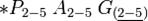 \ast P_{2-5}\; A_{2-5}\; G_{(\underline{2-5})}{-}
